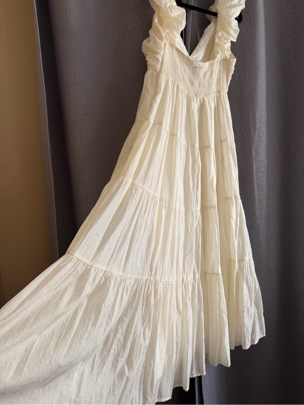 Worth Collective Katy Maxi Dress Cream - Picture 8 of 11